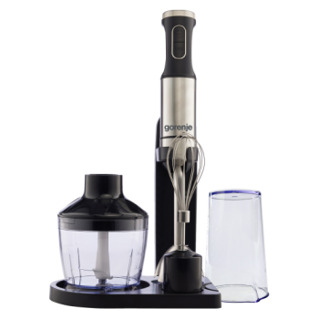 Gorenje HBX1000EB botmixer szett négyes acél pengével, 1000W