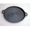 Öntvény lapos grill sütőtárcsa sima, 35cm