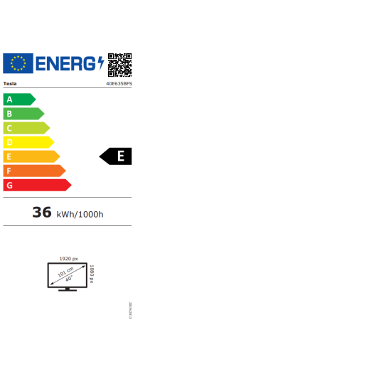 Tesla TV 40E635BFS 40" 101cm Full HD Android Smart LED tv Wifi, Bluetooth vezérlés, rengeteg alkalmazás