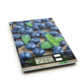 Vog&Arths 57268D digitális konyhai mérleg áfonya minta 5 kg méréshatár