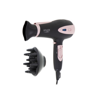 Adler AD2248 B hajszárító 2400W ion, diffúzoir 1.8m vezeték