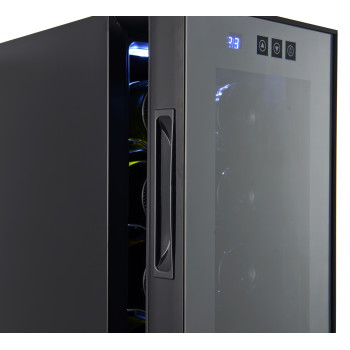 Adler AD8083 borhűtő 12 üveg tárolására, csendes thermo elektromos működés