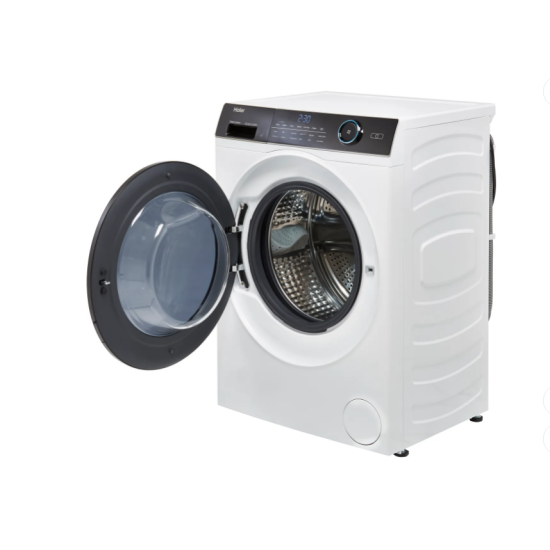 Haier HW80-B14959TU1-S elöltöltős mosógép 8Kg Direct motion motor 1400f dobvilágítás, gőz, wifi 60x53x85cm