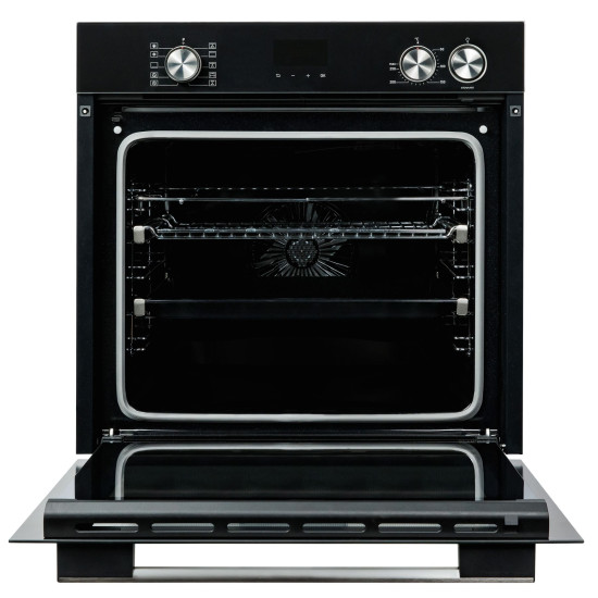 Tesla BO900FBSA fekete beépíthető sütő 81 l, gőztisztítás 10 funkció, Air Fryer