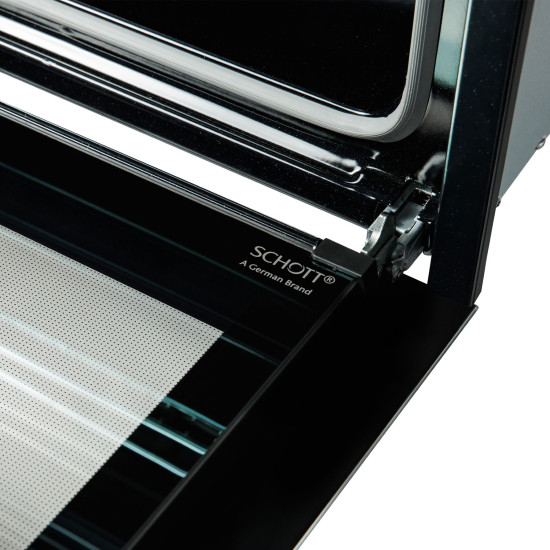 Tesla BO900FBSA fekete beépíthető sütő 81 l, gőztisztítás 10 funkció, Air Fryer