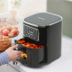 Bewello BW1002B Aír Fryer 5l forrólevegős sütő 1450W érintőgombos 