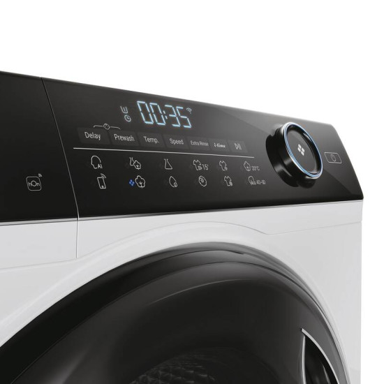 Haier HW70-B14959TU1-S elöltöltős mosógép 7Kg Direct motion motor 1400f. dobvilágítás, gőz, wifi 60x53x85cm