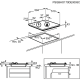 Electrolux KGS6404SX beépíthető gáz inox főzőlap
