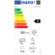 ECG EDF-6023 WE 12 terítékes mosogatógép 1/2 töltet 59,6 X 59,8 X 85 cm EDF6023WE