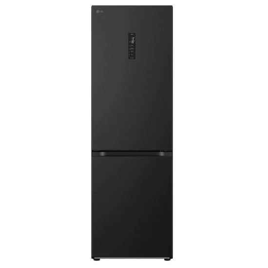 LG GBV5150DEP matt éjfekete No Frost alulfagyasztós kombinált hűtő, DoorCooling+™ Inverter kompresszor 59,5X68,2x186cm