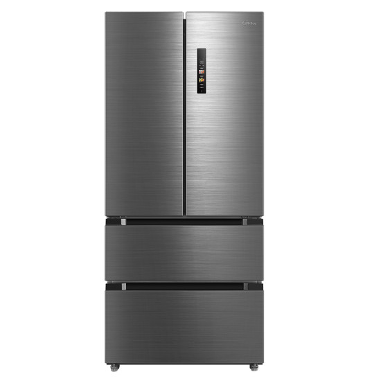 Midea MDRF692FIE46 NO Frost franciaajtós hűtőszekrény/fagyasztó kombináció, 189,8 cm magas, 83 cm széles WiFi, Plasma Ion, Smart+ hűtés, Inverteres kompresszor 347/169 l