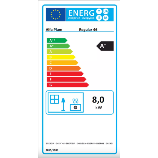 Warnex REGULAR 46 Eco sparhelt jobbos felső/oldalsó