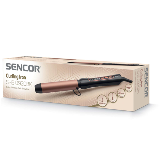 Sencor SHS 0920BK 33mm hajsütő KERATINCARE + KERÁMIA felület 140 és 220° 