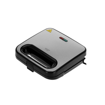 Adler AD3076 ezüst-fekete szendvicssütő háromszög alakú lapokkal