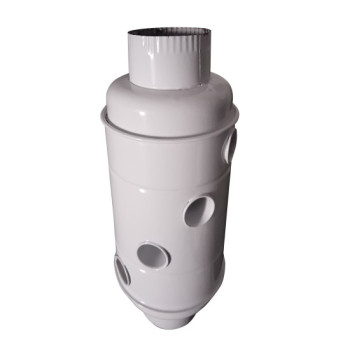 Zománc hődob 4 lyukas 120mm fehér