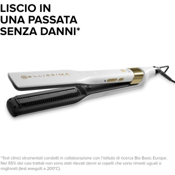 Imetec Bellissima 11808 Steam elixir professzionális gőzölős hajvasaló argánolajjal átitatott kerámiával, 4 hőmérséklet