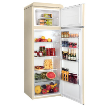 Snaigé FR27SM-PRC RETRO bézs felülfagyasztós kombinált hűtőszekrény 56x63x172.5cm FR27SM