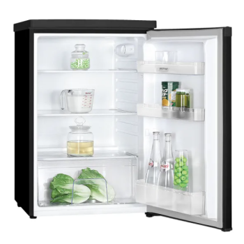 MPM MPM-131CJ-18/AA sötét inox hűtőszekrény fagyasztó nélkül 127 liter 58x55x85 cm levehető tetővel MPM131CJ18AA