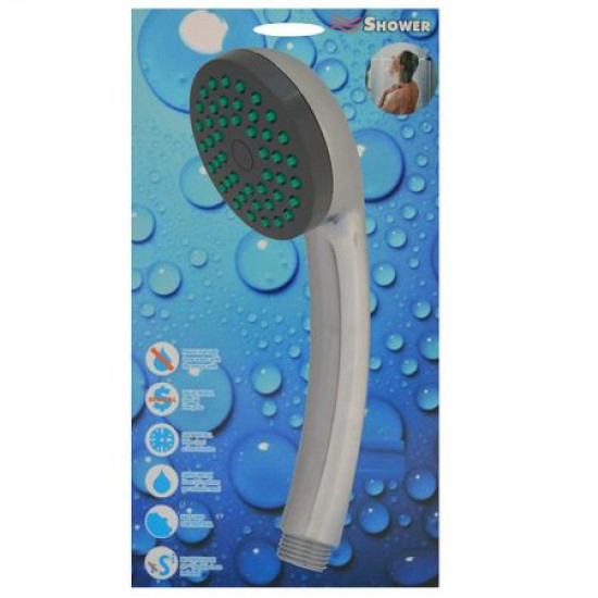 Zuhanyrózsa fej vízkőmentes DO-01 egyállású króm színű zuhanyfej szabvány csatlakoztatás külső M22 menetes DO01