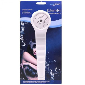 Zuhanyrózsa fej DO-25 egyállású fehér színű zuhanyfej szabvány csatlakoztatás külső M22 menetes DO25