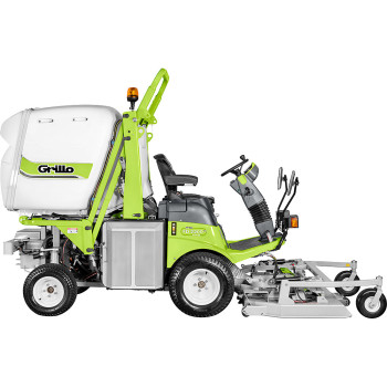 Grillo FD 2200 TS 4WD magas ürítésű frontkaszás fűnyíró traktor,hidrosztatikus váltóval,155 cm-es vágóasztallal és 250cm-es magasságig emelhető gyűjtő kosárral