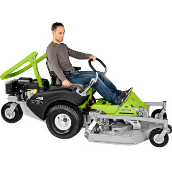 Grillo FX 27 helyben forduló frontkaszás botkormányos fűnyíró traktor,mulcsozás,hátsó kidobás funkcióval,hidrosztatikus váltóval 