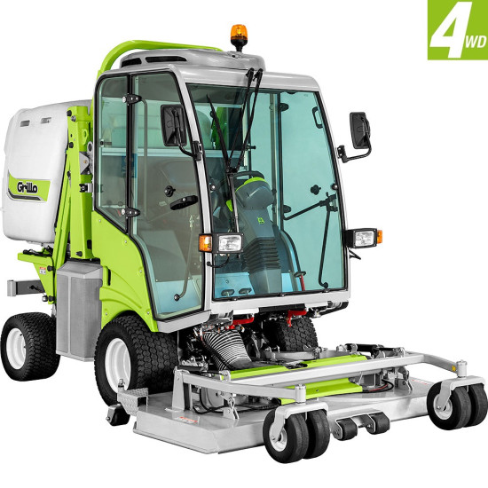 Grillo FD 2200 TS 4WD 8050BYCP 9M5211 magas ürítésű frontkaszás fűnyíró traktor,hidrosztatikus váltóval,155cm-es vágóasztallal és 250cm-es magasságig emelhető gyűjtő kosárral