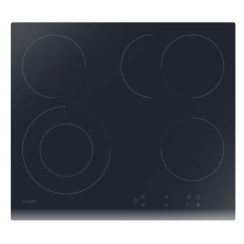 Candy CEH6DXECTT/1 beépíthető kerámialap, 59x52x5.2 cm, fekete szín 