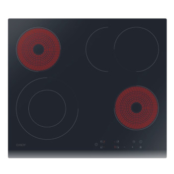 Candy CEH6DXECTT/1 beépíthető kerámialap, 59x52x5.2 cm, fekete szín 