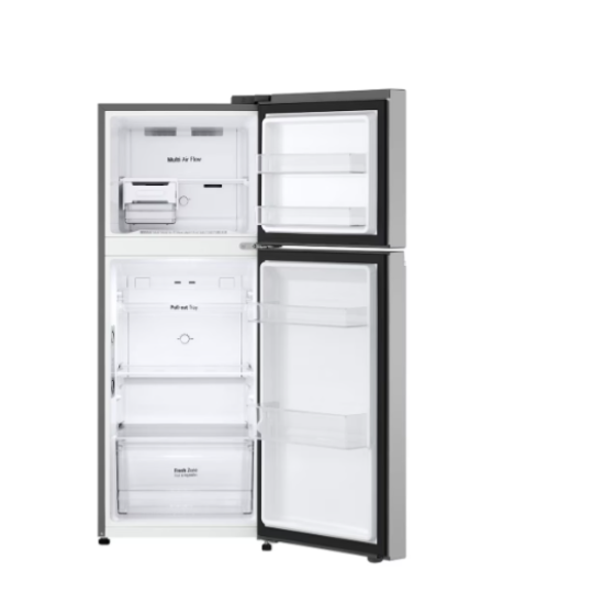 LG GTBV22PYGKD felülfagyasztós kombinált hűtőszekrény,Smart Inverter Kompresszor,144.5cm magas,hamvas matt ezüst szín