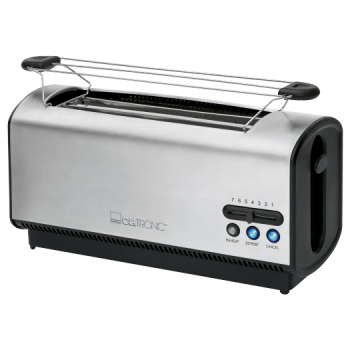 Clatronic TA 3687 hosszú szeletes kenyérpirító inox TA3687