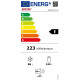 MPM MPM-230-FF-54 No Frost fekete alulfagyasztós kombinált hűtőszekrény,166 x 55 x 64 cm,inverteres kompresszor 