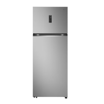 LG GTBV44PYBKD 70 cm széles  felülfagyasztós hűtőszekrény smart inverter kompresszor Friss 0-s zóna, Multi Air Flow,hamvas matt ezüst 