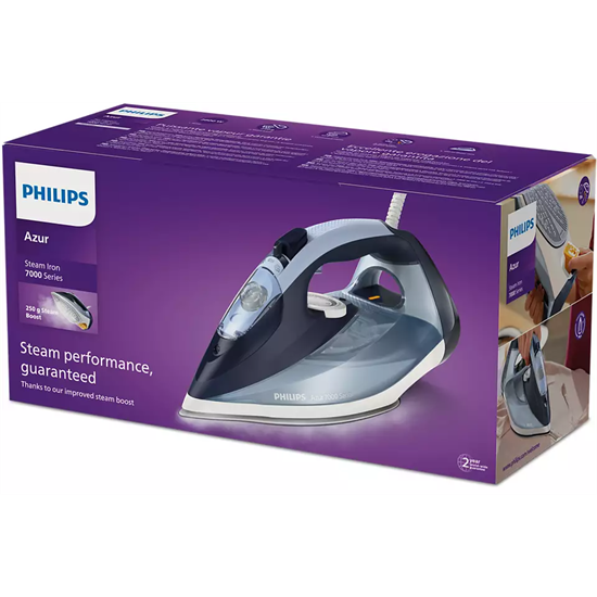 Philips DST7020/20 gőzölős vasaló,Quick Calc Release,2800W,2m kábelhossz