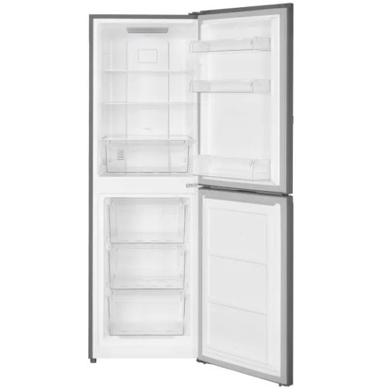 MPM MPM-230-FF-55 No Frost inox alulfagyasztós kombinált hűtőszekrény,166 x 55 x 64 cm,inverteres kompresszor