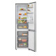 LG GBBSJ10EPY alulfagyasztós kombinált hűtőszekrény, 220/113L, Wifi, Smart Inverter Kompresszor, 59.7x67.4x186 cm, hamvas matt ezüst szín
