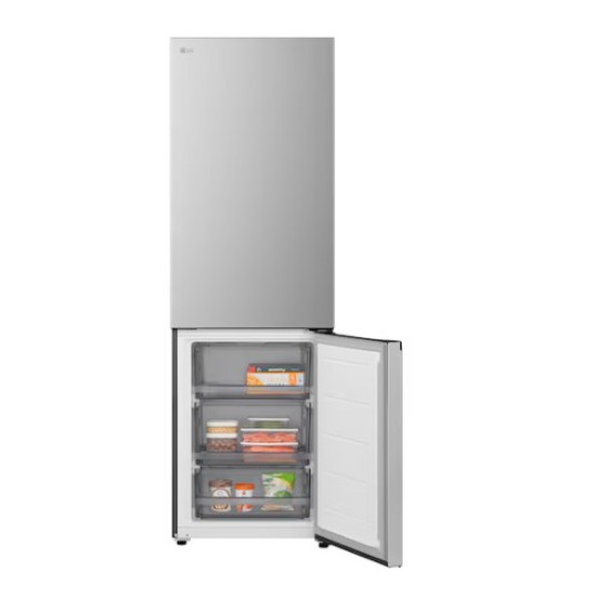 LG GBBSJ10EPY alulfagyasztós kombinált hűtőszekrény, 220/113L, Wifi, Smart Inverter Kompresszor, 59.7x67.4x186 cm, hamvas matt ezüst szín