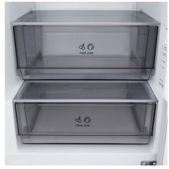 LG GBBSJ10ESW Total No Frost alulfagyasztós kombinált hűtőszekrény, Wifi, 220/113L, Smart Inverter Kompresszor, 59.7x67.4x186 cm