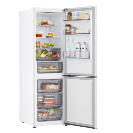 LG GBBSJ10ESW Total No Frost alulfagyasztós kombinált hűtőszekrény, Wifi, 220/113L, Smart Inverter Kompresszor, 59.7x67.4x186 cm