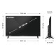 Sharp 32HA1205E HD Ready Smart LED TV, 32", 81.28 cm 