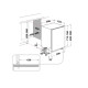 Whirlpool WH7IPA15BM6L0 teljesen beépíthető mosogatógép, 15 teríték, automatikus ajtónyitás, 59.8x55.5x82 cm