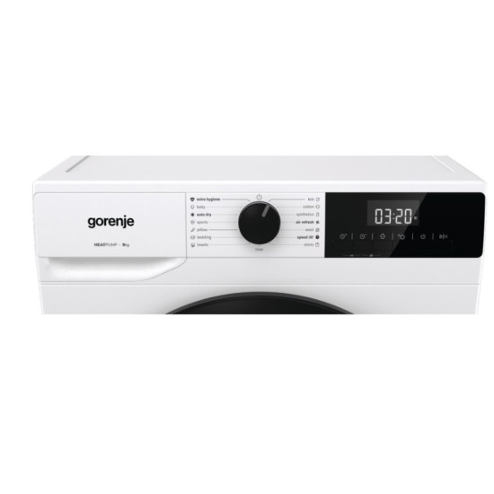 Gorenje D2HNE9C hőszivattyús szárítógép, 9 kg, 59.5x59x84.5 cm, inverter motor
