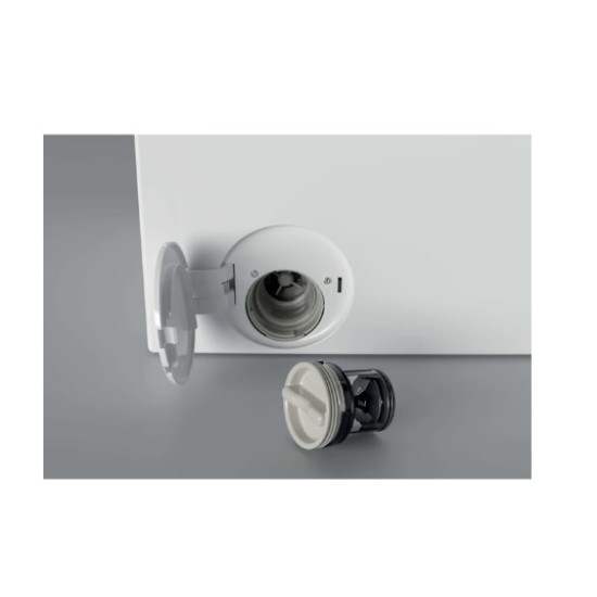 Hoover HWP447AMBC7 elöltöltős mosógép, 7 kg, inverter motor, Wifi, gőz, 60x45x85 cm