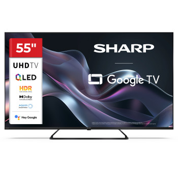 Sharp 55HP6265E 4K UHD Smart QLED TV, 55", 139.7 cm 