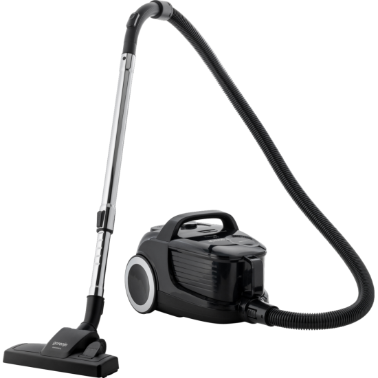 Gorenje VCE01G4AEBK porzsákos porszívó, 800W, fekete szín 