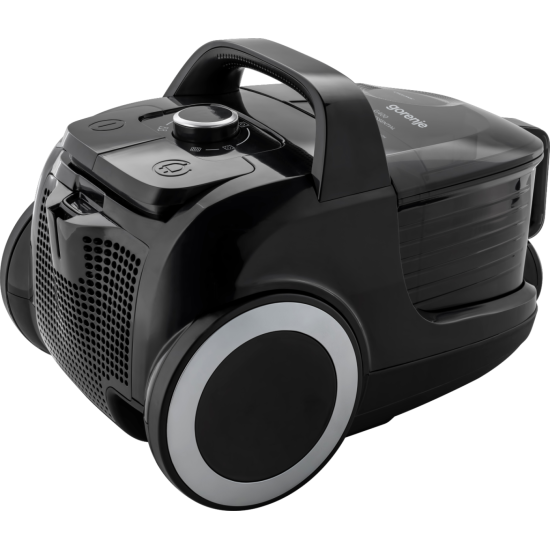 Gorenje VCE01G4AEBK porzsákos porszívó, 800W, fekete szín 