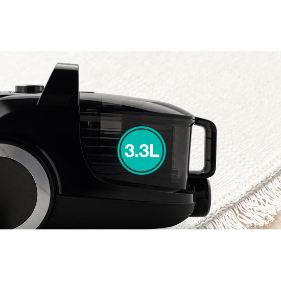 Gorenje VCE01G4AEBK porzsákos porszívó, 800W, fekete szín 