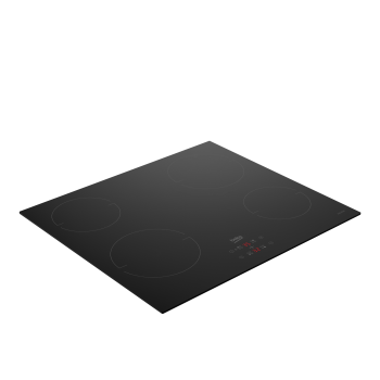 Beko HII64401MT beépíthető indukciós kerámialap, 60x52x5.2 cm, fekete szín 