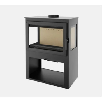 Nordflam Marsala kandalló 3 üveggel 9,5kW