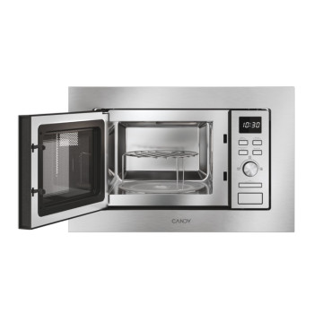 Candy CA20FMW7NG beépíthető mikrohullámú sütő, 20L, 800W, 59.5x34.35x38.2 cm, inox szín 